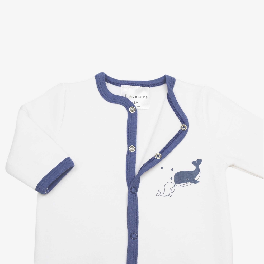 Baby fleece pyjamas - Salty kisses Kinousses - 5 Baby fleece pyjamas - Salty kisses Kinousses - 5