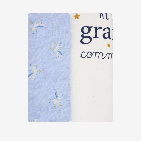 2 swaddles - Leny - 120x120 cm Trois Kilos Sept - 2