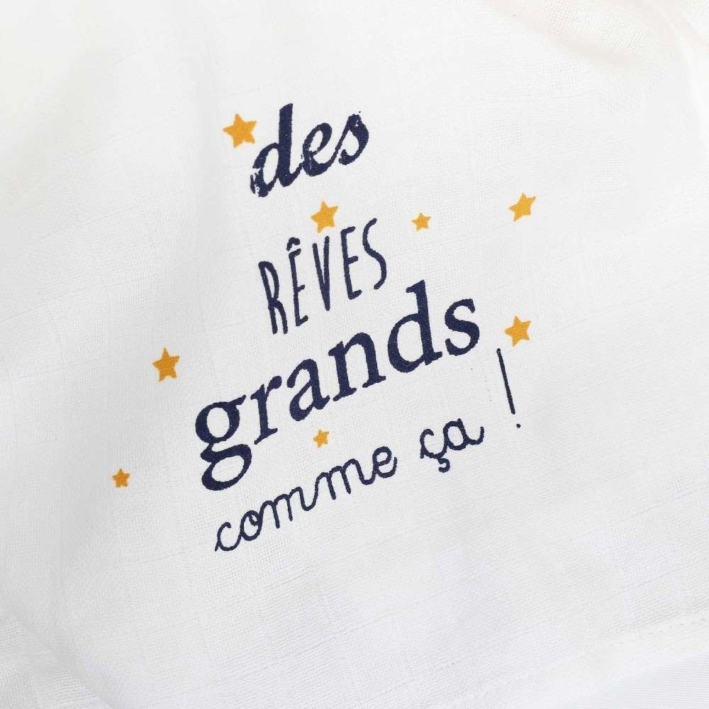 2 langes - Leny - 120x120 cm Trois Kilos Sept - 3 2 langes - Leny - 120x120 cm Trois Kilos Sept - 3