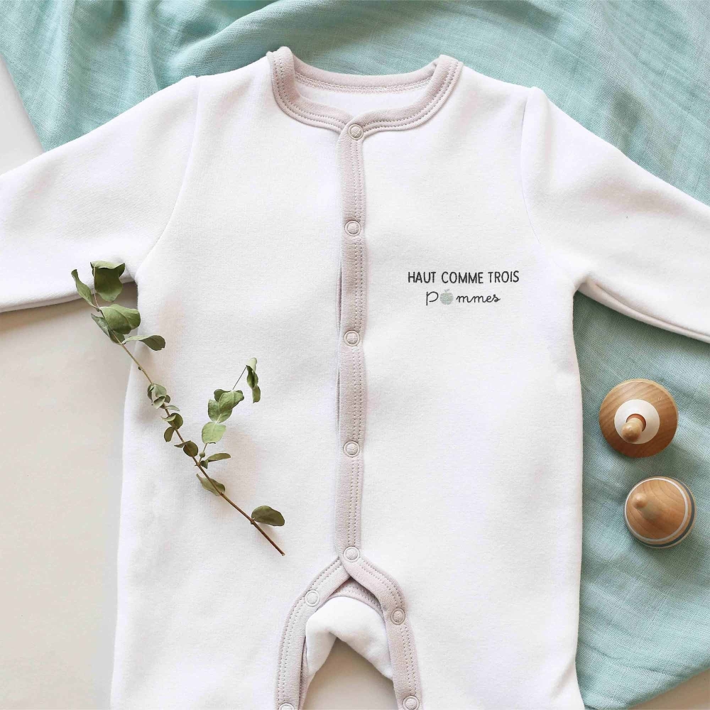 Baby fleece pyjamas - Tall as three apples Kinousses - 3 Baby fleece pyjamas - Tall as three apples Kinousses - 3
