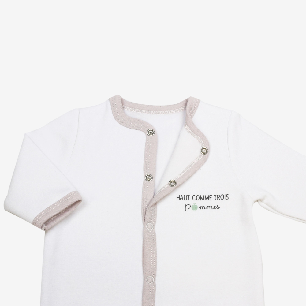 Baby fleece pyjamas - Tall as three apples Kinousses - 2 Baby fleece pyjamas - Tall as three apples Kinousses - 2
