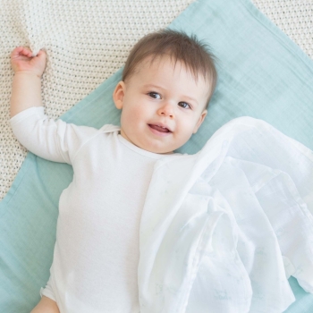 Set of 3 sea green swaddle blankets - Little cat - Oeko-tex Kinousses - 2