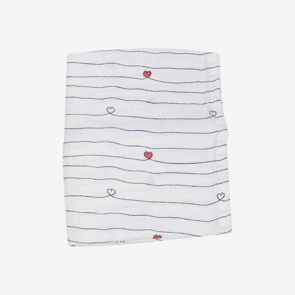 Set van 3 baby washandjes - Marinière d'amour Kinousses - 2