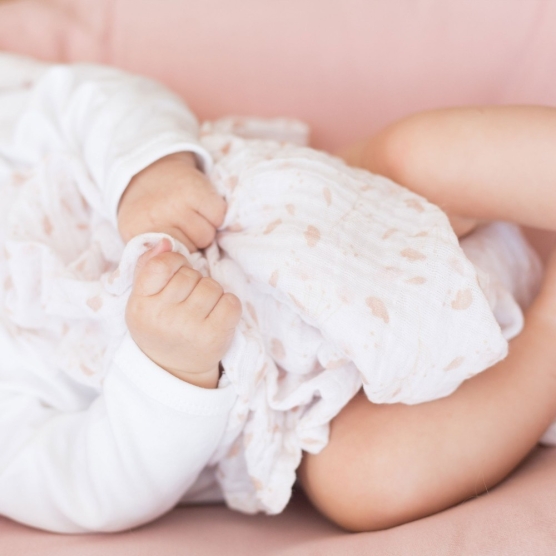 Floral baby swaddle blanket - Oeko-tex Kinousses - 1