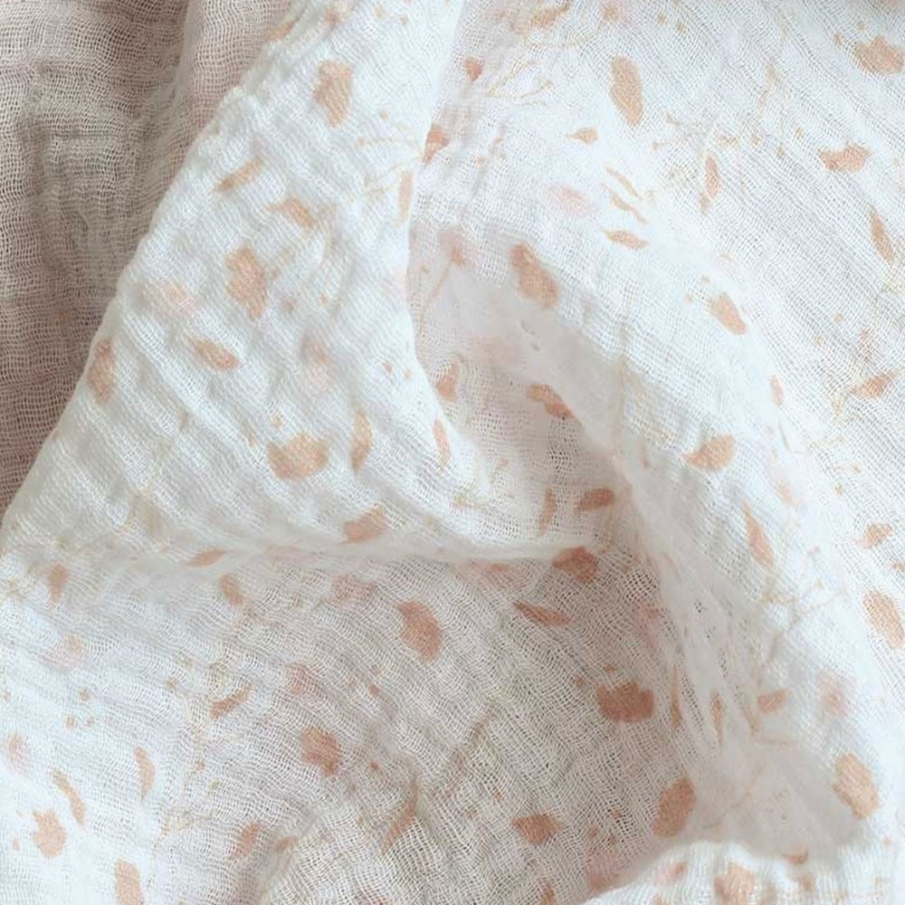 Floral baby swaddle - Oeko-tex Kinousses - 3 Floral baby swaddle - Oeko-tex Kinousses - 3