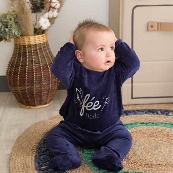 Baby girl pyjamas - "Fée dodo" Kinousses - 1