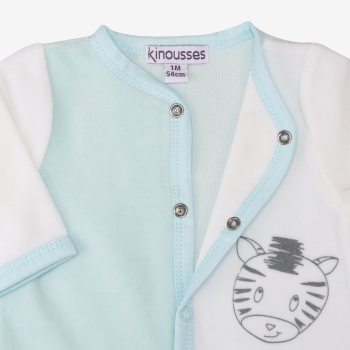 Newborn pajamas - Kinousses Zebra - 4
