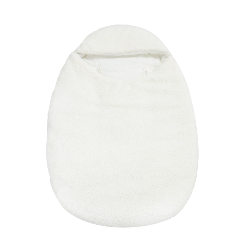 White sherpa baby nest