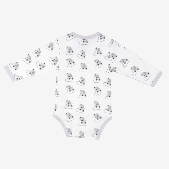 Set of 2 crossed bodysuits - Trois Kilos Sept Dog - 1
