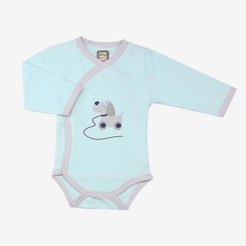 Set of 2 crossed bodysuits - Dog Trois Kilos Sept - 5