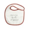 Terracotta bib little love face Terracotta bib little love face