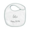 Baby smile on this sage bib Baby smile on this sage bib