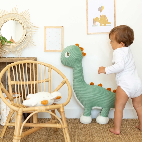 Large diplodocus plush toy