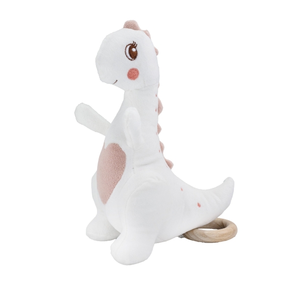 Musical plush girl dinosaur