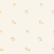 Drap housse écru avec des motifs feuilles Drap housse écru avec des motifs feuilles