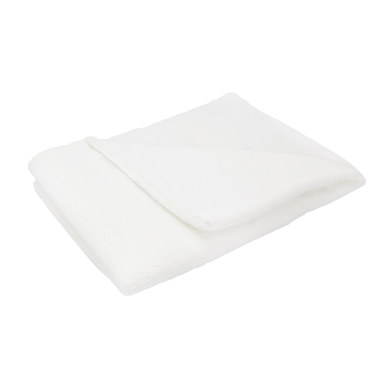Coperta Sherpa bianca