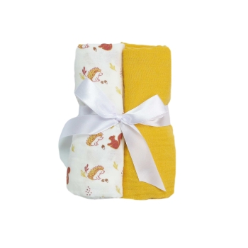 Set of swaddle tied with fabric