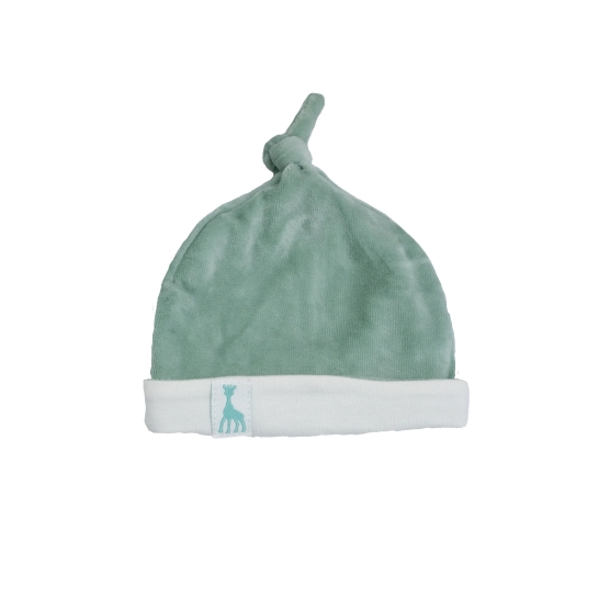 Gorro para recém-nascido de cor azeitona
