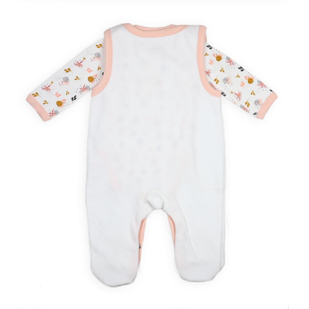 Set nascita bambina - Piccolo fiore - 4 pezzi Trois Kilos Sept - 8 Set nascita bambina - Piccolo fiore - 4 pezzi Trois Kilos Sept - 8