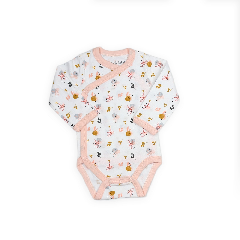 Set nascita bambina - Piccolo fiore - 4 pezzi Trois Kilos Sept - 7 Set nascita bambina - Piccolo fiore - 4 pezzi Trois Kilos Sept - 7