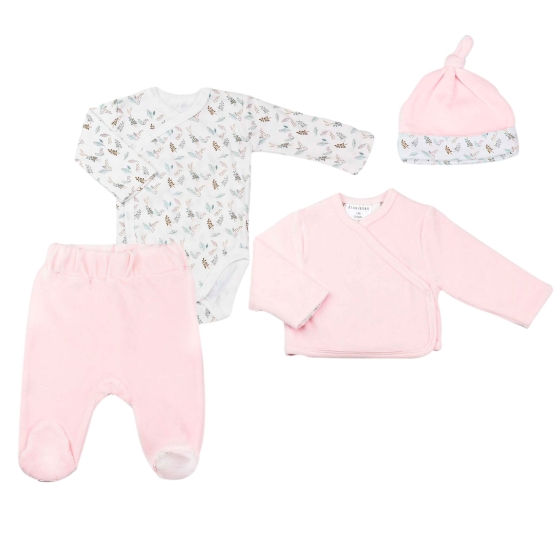 Pyjamas Fille ☆ Bébé Naissance 0 à 1 Mois ☆ Lot de 3 Pyjamas Bébé Naissance  Maman Vêtements Puériculture Trousseaux Naissance Cadeaux Boutique En Ligne