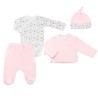 Conjunto de nascimento menina - Rose des bois Kinousses - 1