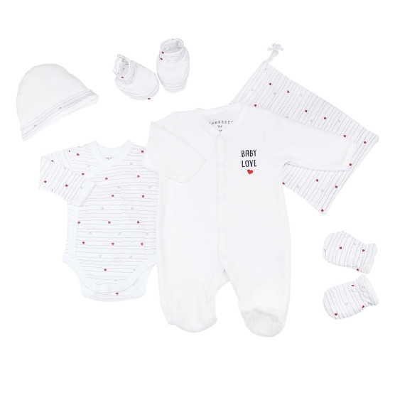 Kit nascita - Baby love (7 pezzi) Kinousses - 1