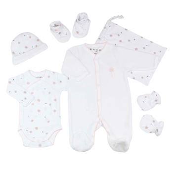 Kit naissance fille - Floral (6 pièces) Kinousses - 1