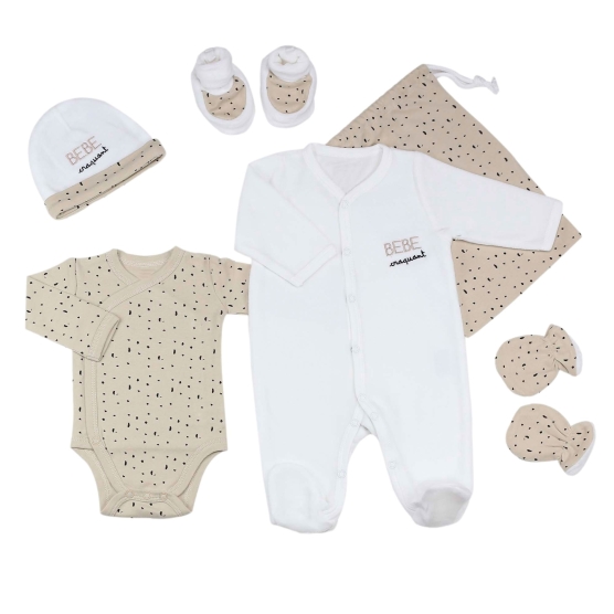 Newborn kit - Adorable Baby (6 pieces) Kinousses - 1