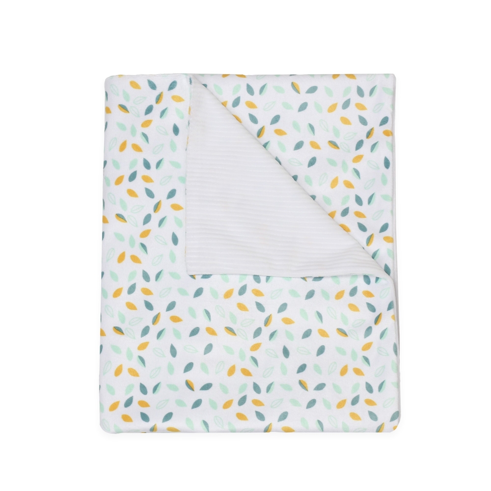 Blanket - mustard and sage green Trois Kilos Sept - 3 Blanket - mustard and sage green Trois Kilos Sept - 3