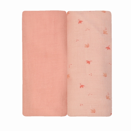 2 Copertine per neonata - Fiori Kinousses - 1