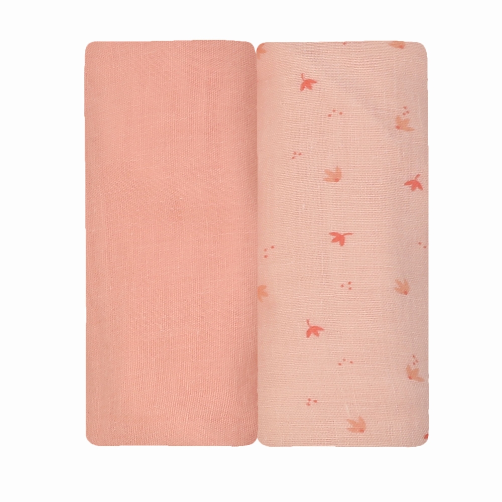 2 Copertine per neonata - Fiori Kinousses - 1