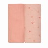 2 Baby girl swaddle blankets - Kinousses Flowers - 1 2 Baby girl swaddle blankets - Kinousses Flowers - 1