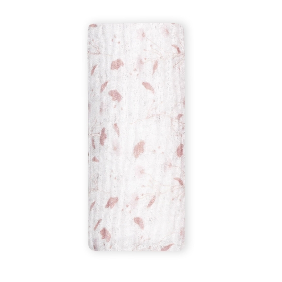 Floral baby swaddle blanket - Oeko-tex Kinousses - 1