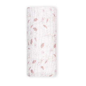 Floral baby swaddle blanket - Oeko-tex Kinousses - 1