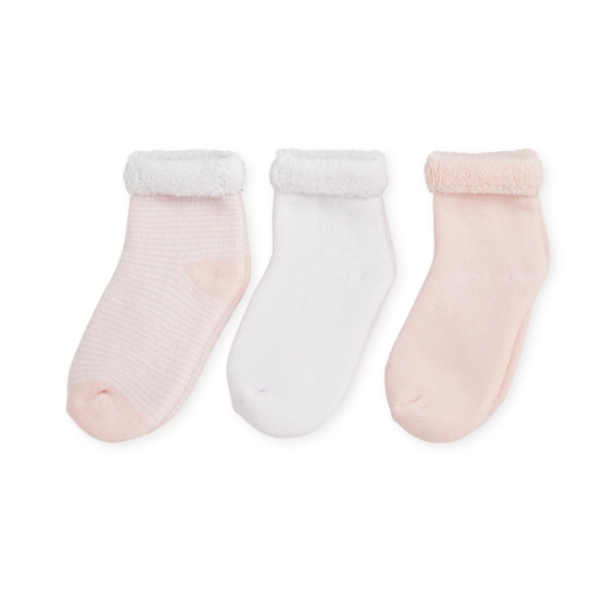 Chaussettes hautes bouclettes bébé fille (lot de 3)