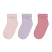 Lote de 3 pares de meias bebé - Lilás