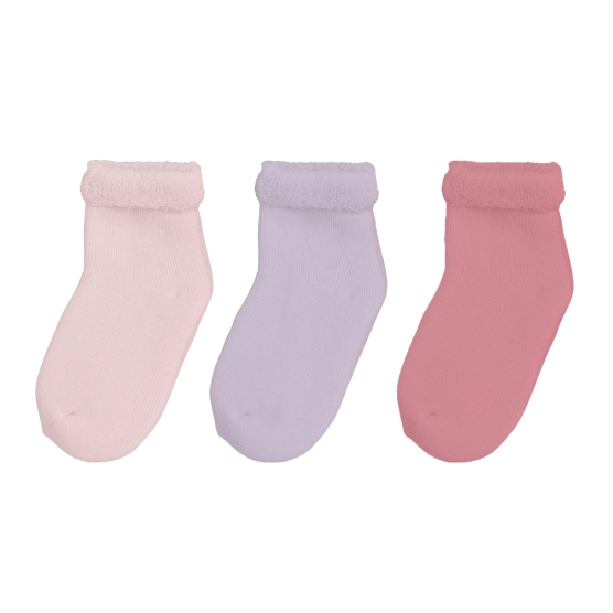 Conjunto de 3 pares de meias Lilás