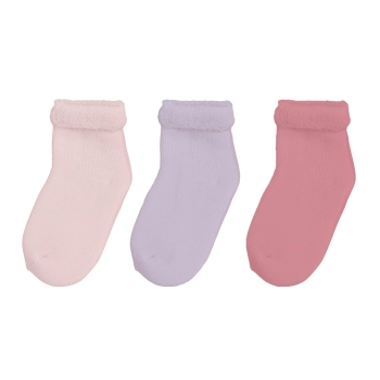 Conjunto de 3 pares de meias Lilás