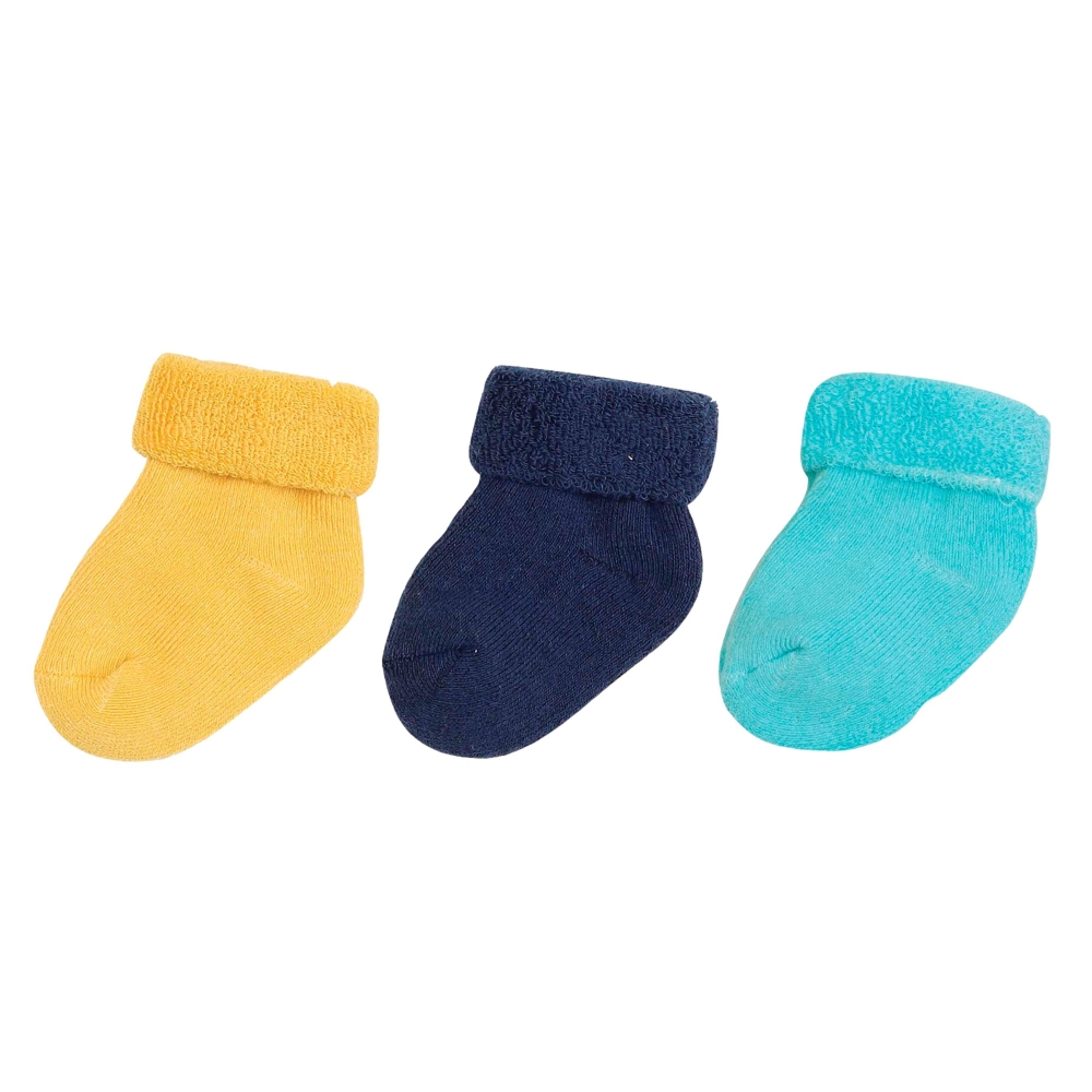 Lot de 3 paires de chaussettes 100 % coton