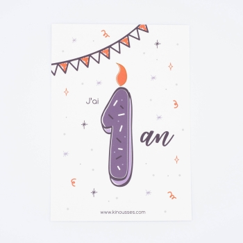 Mijlpaalkaarten - "Mijn eerste jaar" - 4 Mijlpaalkaarten - "Mijn eerste jaar" - 4
