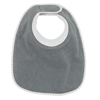 BIB'UP - Bavoir 1er Âge - Gris