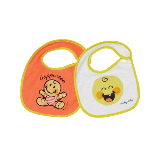 Baveiro de recém-nascido - SMILEY BABY® (x2)
