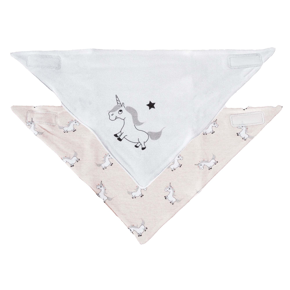 Bavaglini bandana - Unicorno x2