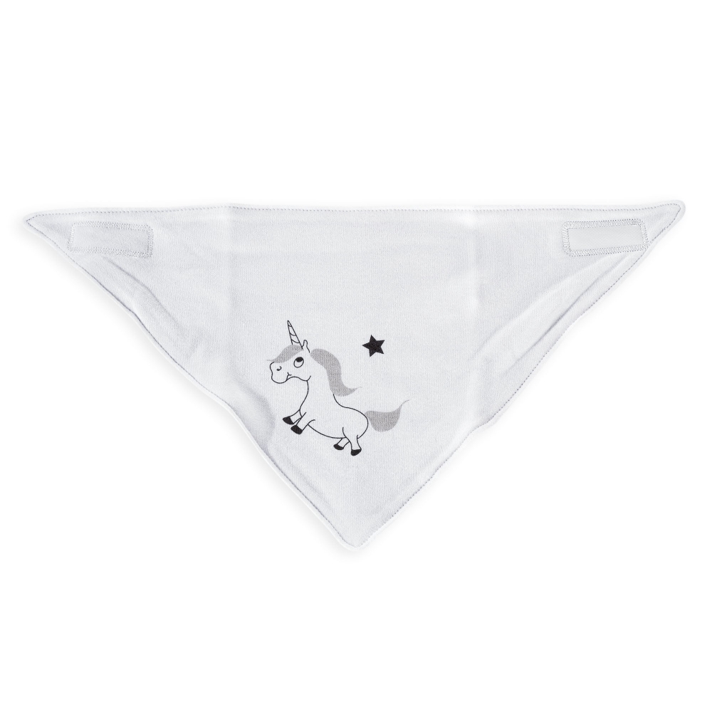 Bavoirs bandana - Licorne x2 Trois Kilos Sept - 2 Bavoirs bandana - Licorne x2 Trois Kilos Sept - 2