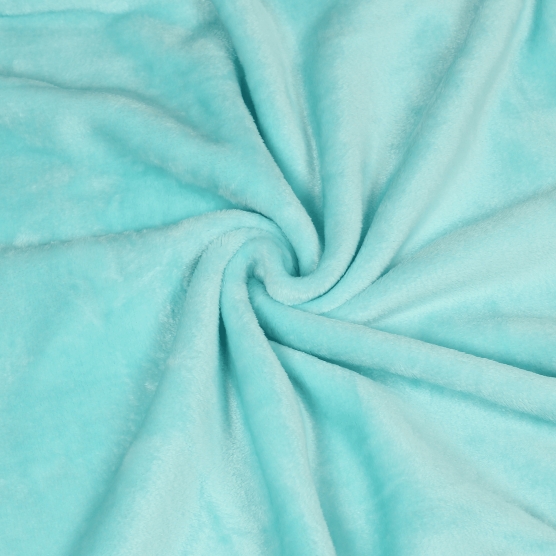 Manta de flanela para bebé - Turquesa