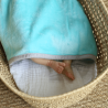 Baby flannel blanket - Turquoise Trois Kilos Sept - 3 Baby flannel blanket - Turquoise Trois Kilos Sept - 3
