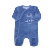 copy of Pyjama velours bébé gris chiné - Mini nous