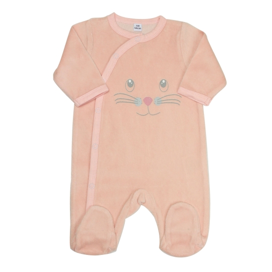 Newborn girl pajama - Kitten