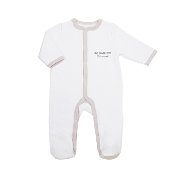 Pijama felpa bebé - Bajito como tres manzanas